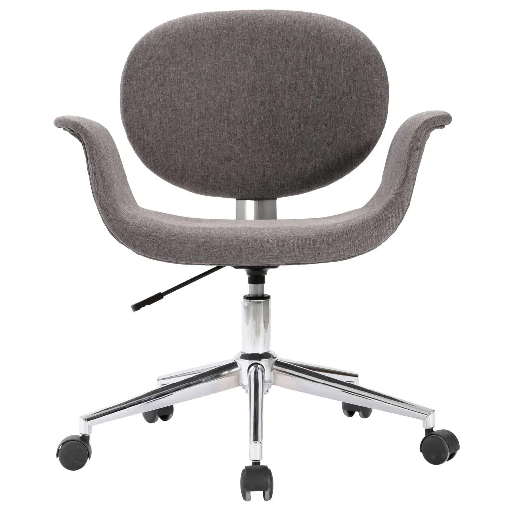 Sedia da Ufficio Girevole Grigia in Tessuto cod mxl 16746