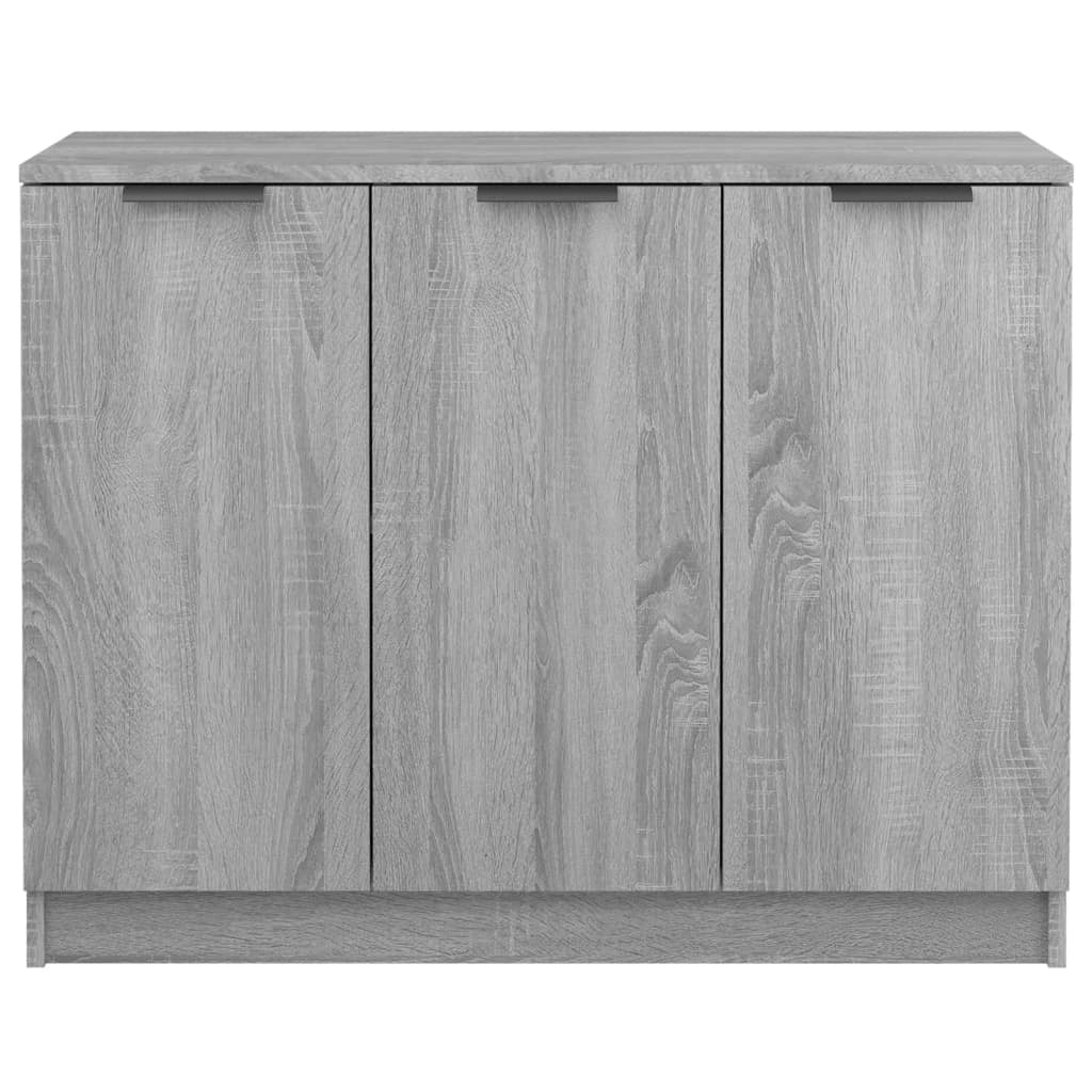 Buffet credenza cassettiera armadio mobile contenitore organizer cucina soggiorno salotto Sonoma 90,5 x 30 x 70 cm legno ingegnerizzato grigio 02_0036545