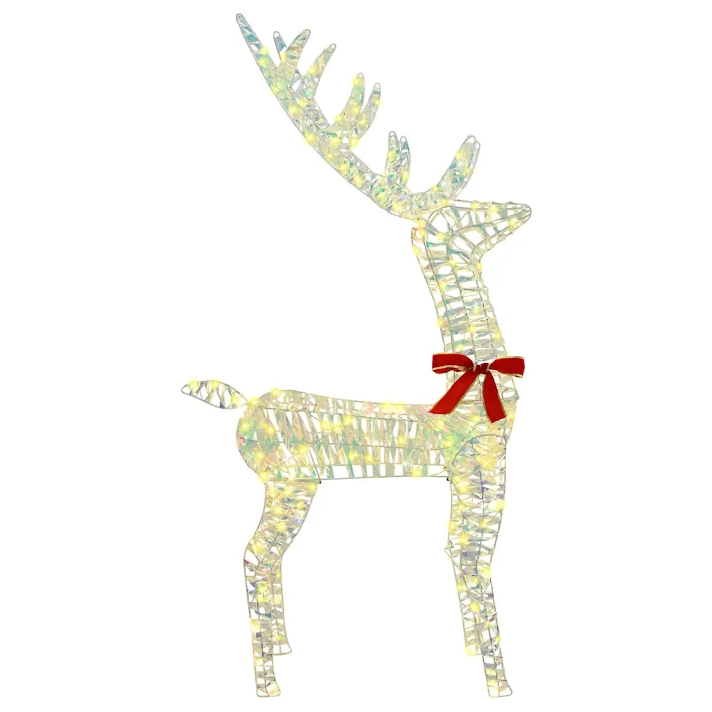 Renna 3D con 140 LED Bianco caldo 128 cm PET 42019055