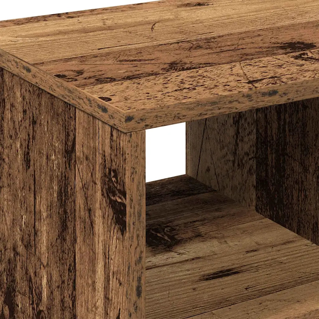 Tavolo da Finestra con ruota Legno vecchio 50 x 30 x 55 cm 869144
