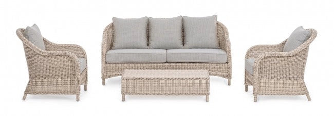 Divano 3 Posti 175x82x83h cm con Cuscini Aditya New