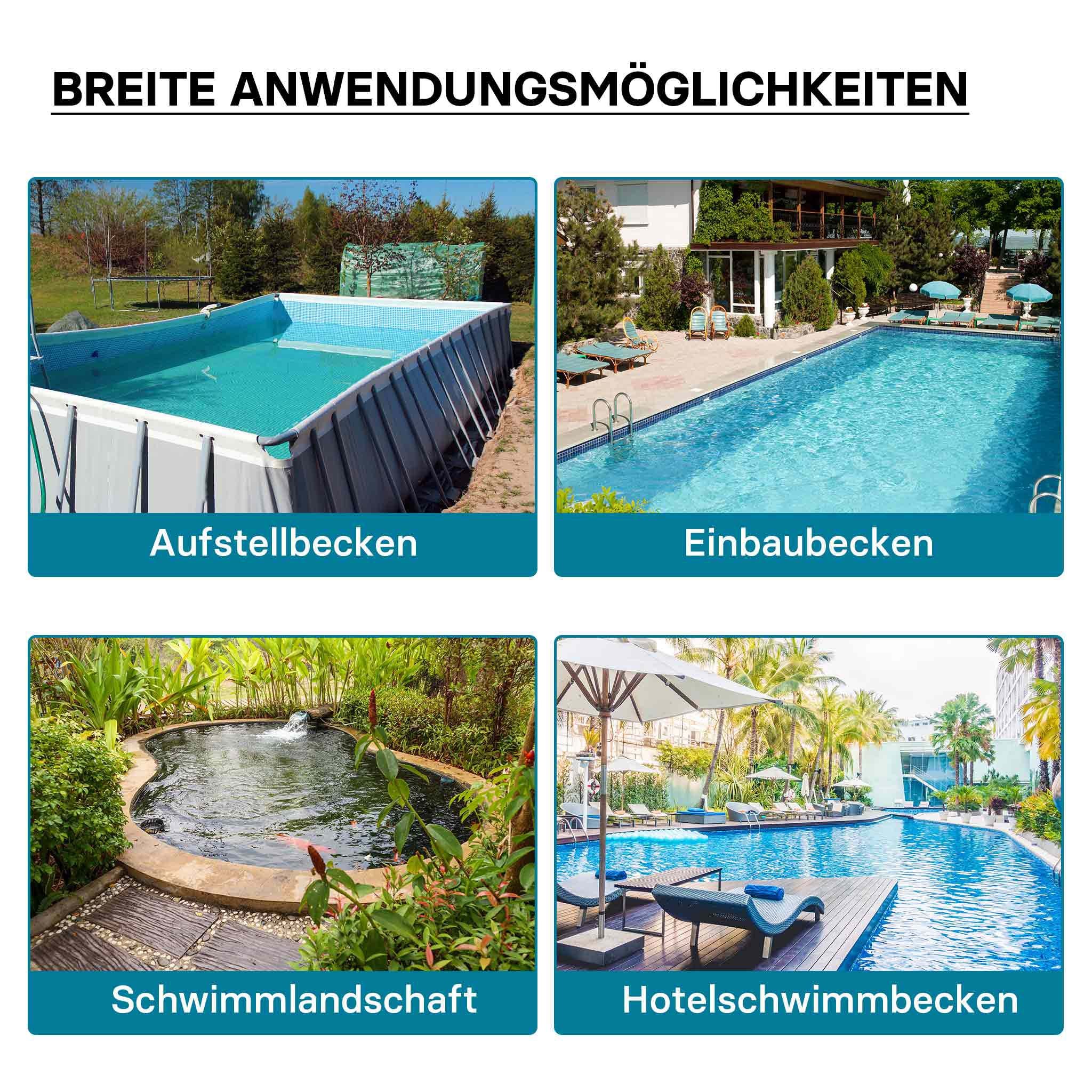 Filtro a sabbia per piscina, 550 W, serbatoio filtrante 38 l, pompa piscina autoadescante 18.000 l/h