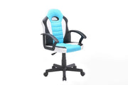 Las vegaspoltrona gaming ragazzino - bianco/azzurro