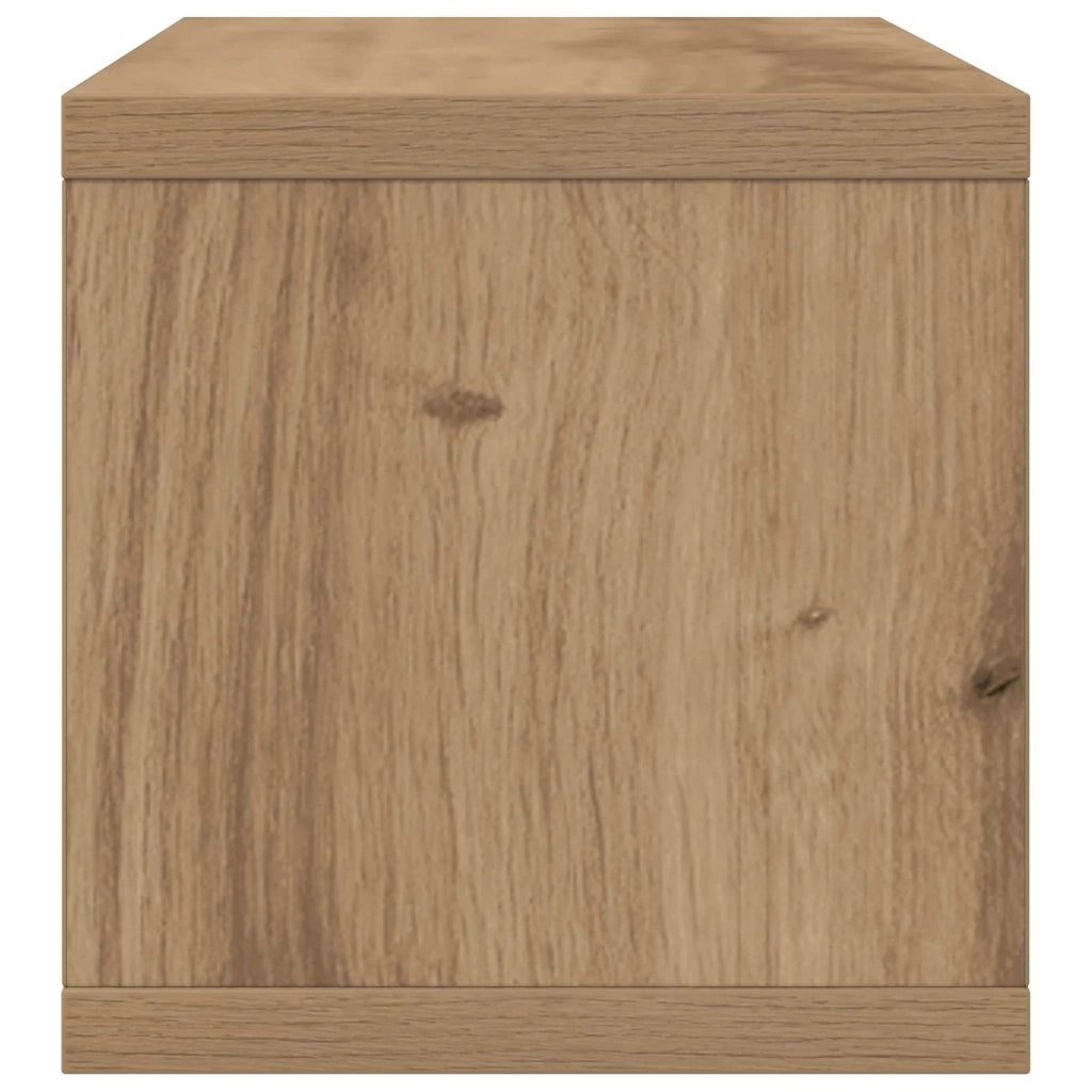 Rack per Stoccaggio CD Rovere Artigianale 40 x 17 x 17 cm 8012727