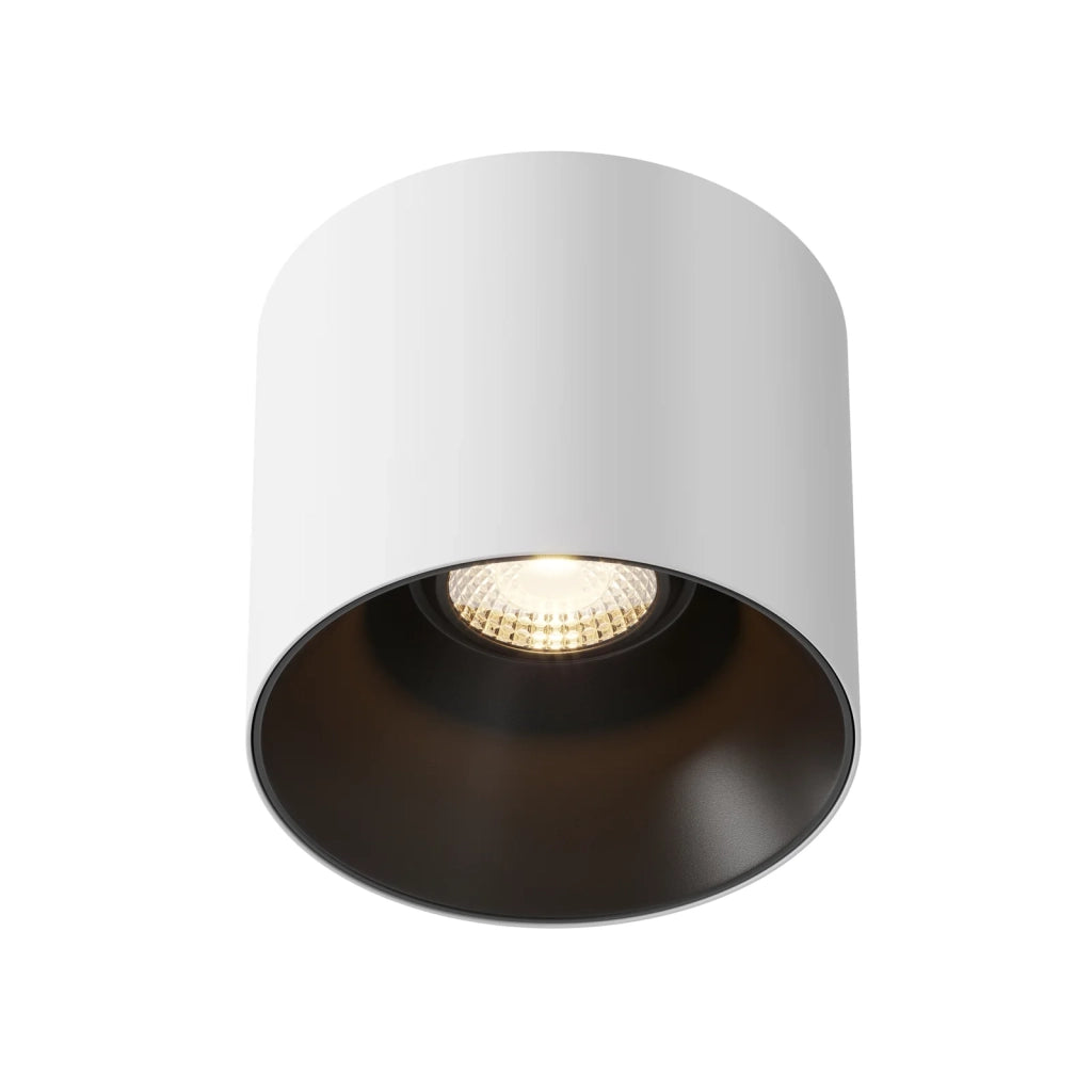 Maytoni lampada da soffitto moderna Alfa LED 1 luce dimmerabile bianco metallo