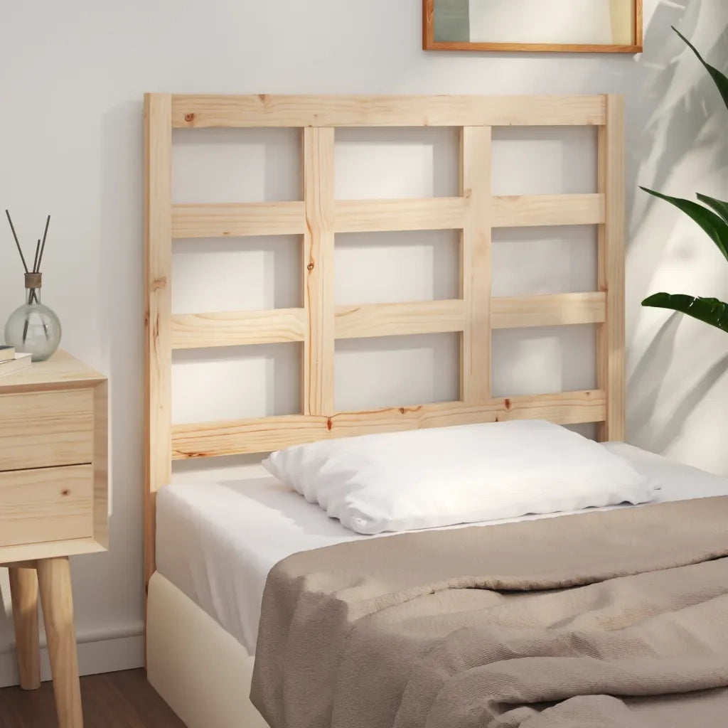Testiera per Letto-Testata-Testiera Decorativa 95,5x4x100 cm Legno Massello di Pino 714880