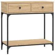 Tavolino Consolle | Tavolo d'Ingresso Rovere Sonoma 75x34,5x75cm Legno Multistrato