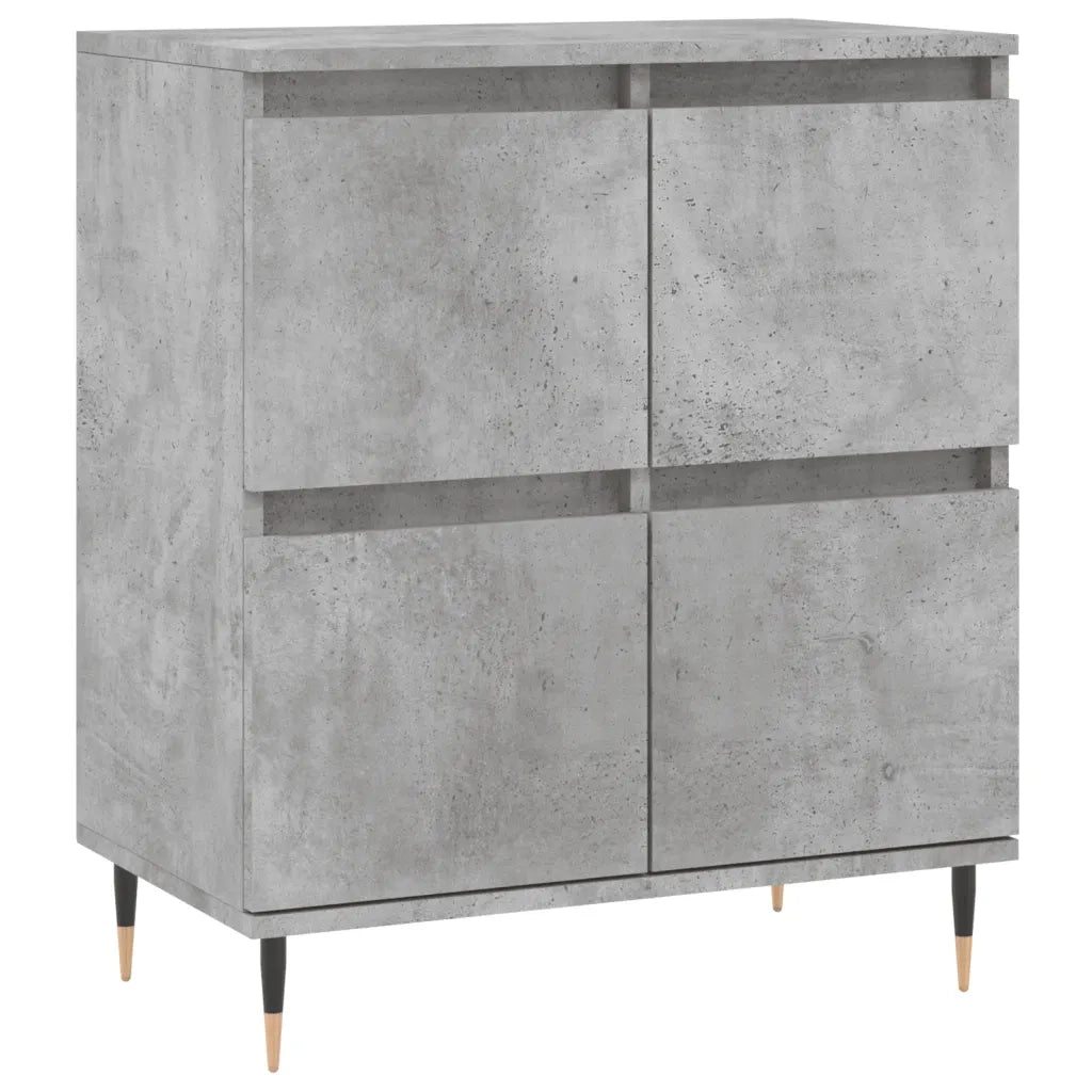 Credenze 2 pz Grigio Cemento in Legno Multistrato 3190169