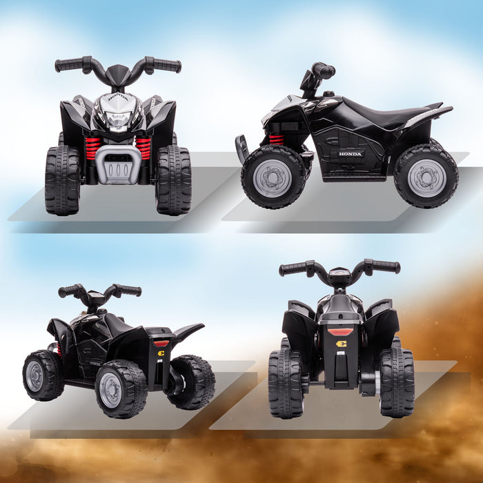 Quad Elettrico per Bambini 6V Honda TRX 250X Nero