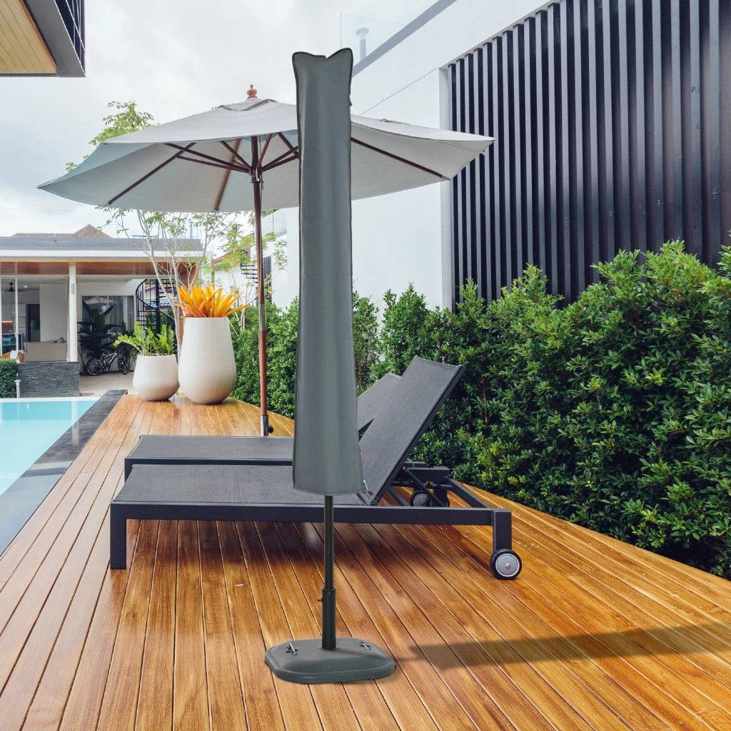 Copertura impermeabile per ombrellone da giardino ¨C zephmum ¨C grigio