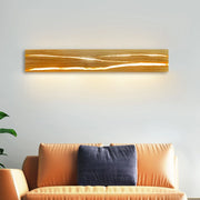 ZMH Lampada da Parete LED in Legno Luce Calda 50cm per Soggiorno Corridoio Camera da Letto