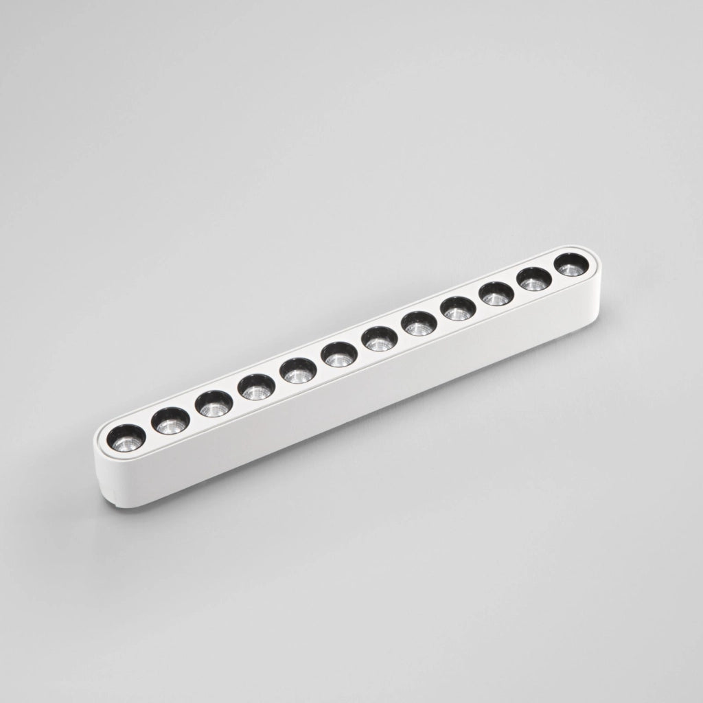 LAMPADA LED LINEARE BINARIO BERNINI 48V BIANCO IN ALLUMINIO E PLASTICA 12W UGR 1440LM CCT 22,23X2,5x2,9CM