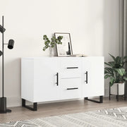 Credenza-Buffet-Armadio da cucina Bianca 100x36x60 cm in Legno Multistrato 321815