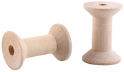 Set di spugne in legno vuote 10 pezzi - Spugne per filo - Colore naturale - Ideali per ricamo e artigianato