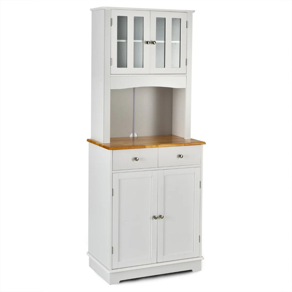 Credenza/mobiletto contenitore in MDF bianco dal design moderno 68 x 40 x 170 cm con cassetti regolabili 20_0010788