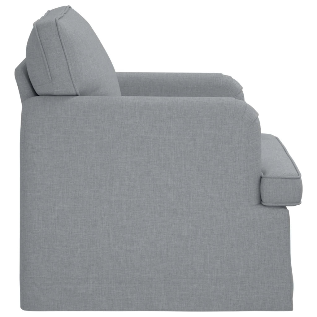 Divano Grigio chiaro 84 x 80 x 85 cm Tessuto