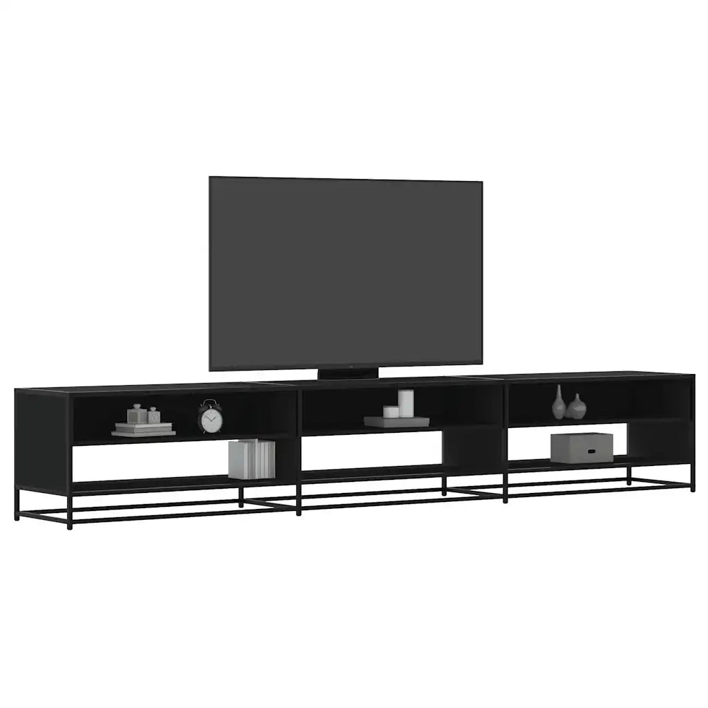 Mobile TV | Armadietto TV | Mobile Porta TV Nero 270x40x46 cm in Truciolato