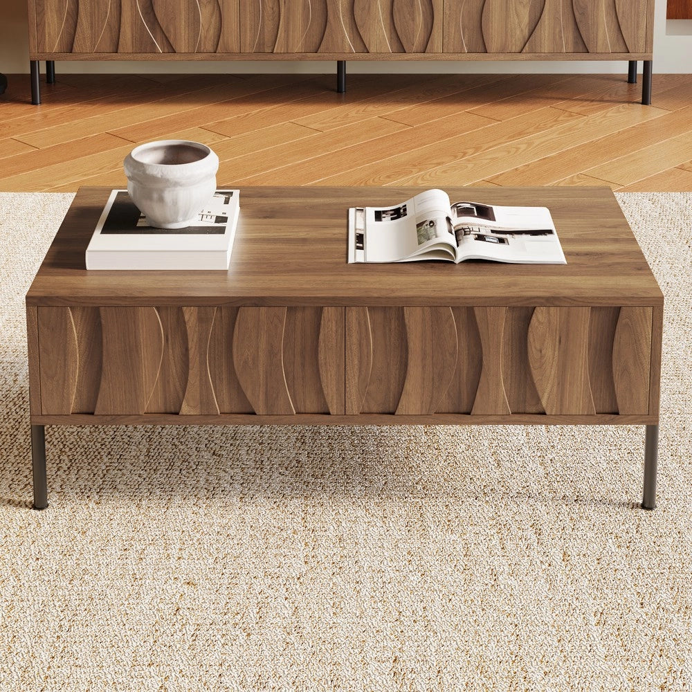 Tavolino da Caff¨¨ Retr¨° per Soggiorno ¨C MINIMAL ¨C 105x55x41 cm