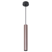 Lampada a sospensione Polux Lungomare grigia tubo 55cm GU10 10W