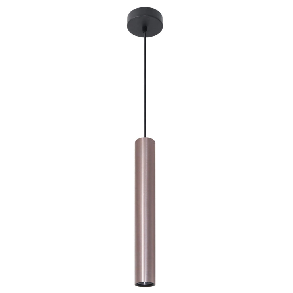 Lampada a sospensione Polux Lungomare grigia tubo 55cm GU10 10W