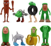 Figura di Sahur in rosso, 3D stampata, Tralalero Tralala, BRR Patapim, oggetto da collezione