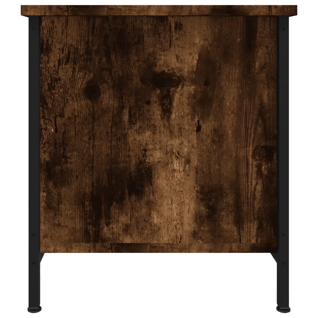 Mobile TV-Credenza per TV Rovere Fumo 100x40x45 cm in Legno Multistrato