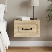 Mobiletto da notte a muro Rovere Sonoma 34,5 x 33 x 20 cm 899279
