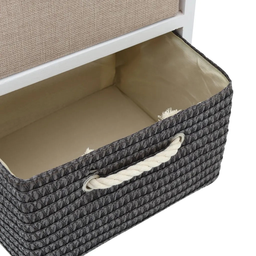 Mobile Portaoggetti con 4 Cassetti in Legno 242890