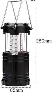 Lampada LED per campeggio - lampada di emergenza portatile (escluso batterie AAA), adatta per campeggio, attività all'aperto e uso domestico, illuminazione all'aperto, lampada all'aperto, senza batterie, modello medio 2