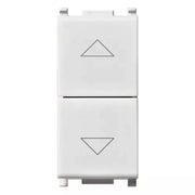 VIMAR PLANA - DUE PULSANTI INTERBLOCCATI 1P NO+NO10A BIANCO