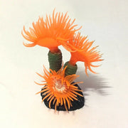 Trade Shop - Pianta Corallo Artificiale Finto Per Decorazione Acquario Arancione Vasca Pesci -
