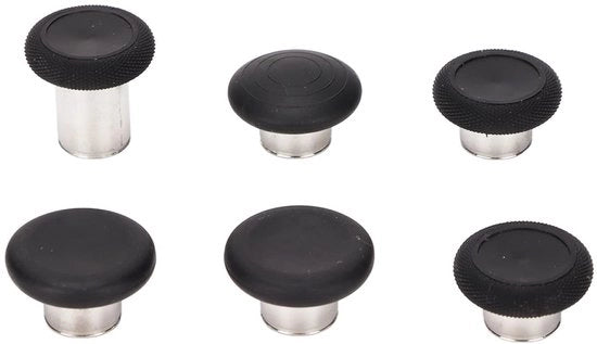 Joystick Vervangbaar 6 pezzi - Faccia in Acciaio Inossidabile - Regolabile Altezza - Compatibile con Controller Serie 2 - Materiale Duraturo