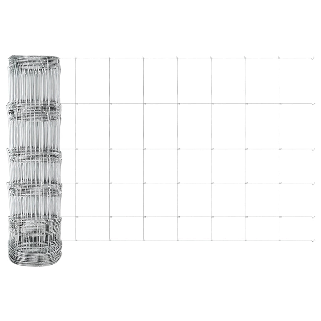 Recinzione da Campo  0.8x100 m in Acciaio Galvanizzato