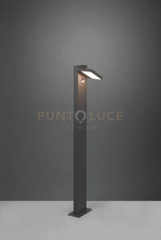 Palo esterno HORTON LED in fusione orientabile con sensore antracite 426369142
