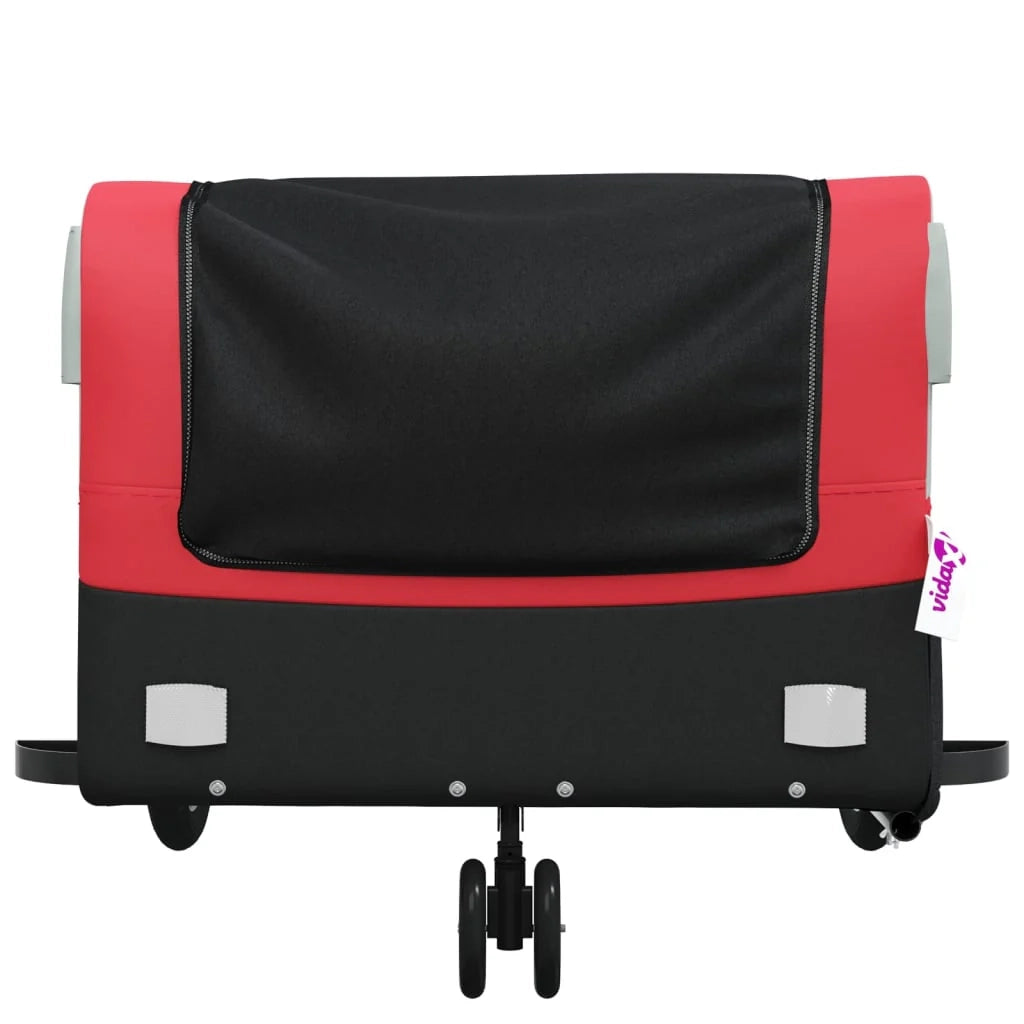 Rimorchio per trasporto biciclette 45 kg ferro rosso 02_0044179