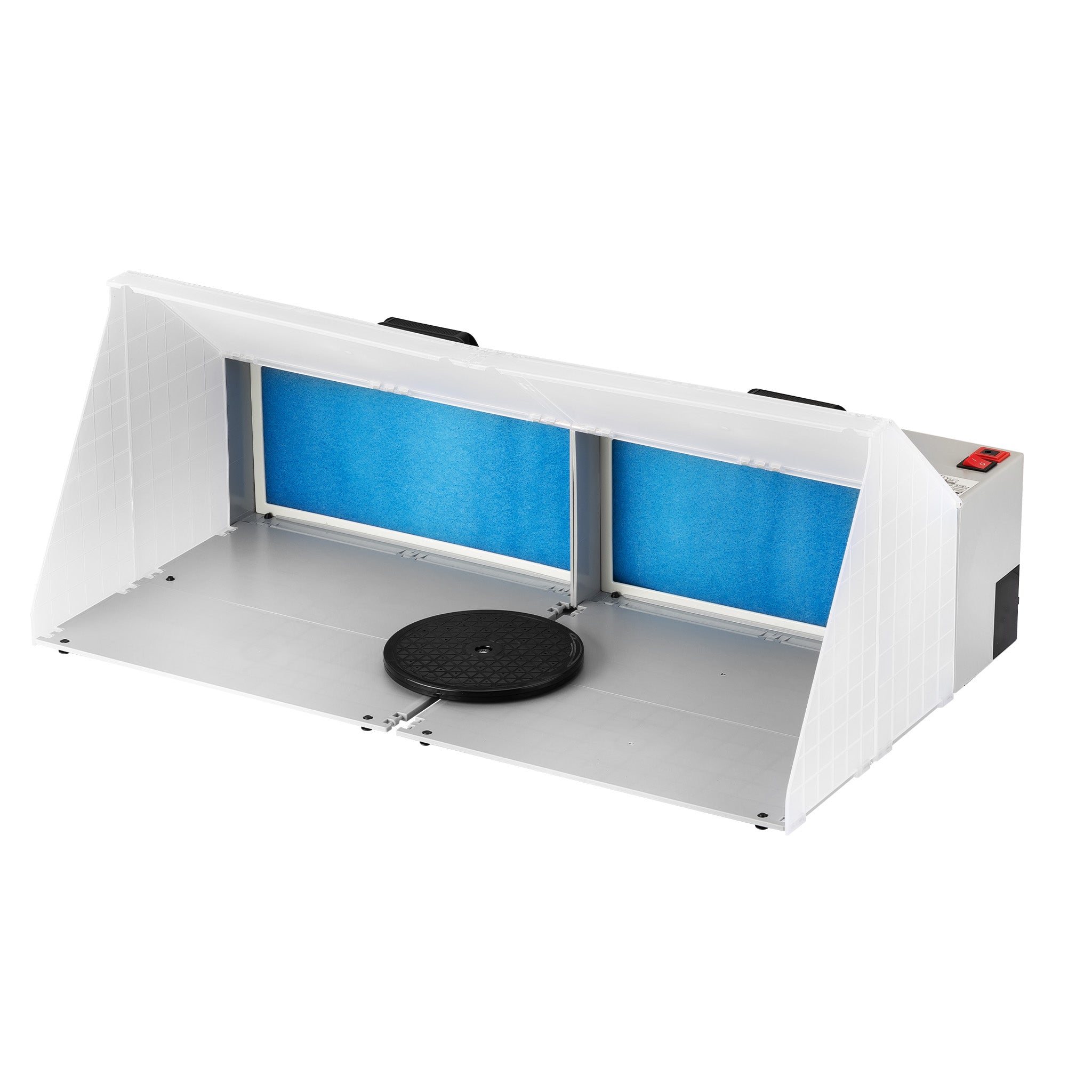 Doppia cabina di aspirazione per verniciatura ad aerografo 8m³/min Aspiratore estrattore con filtro