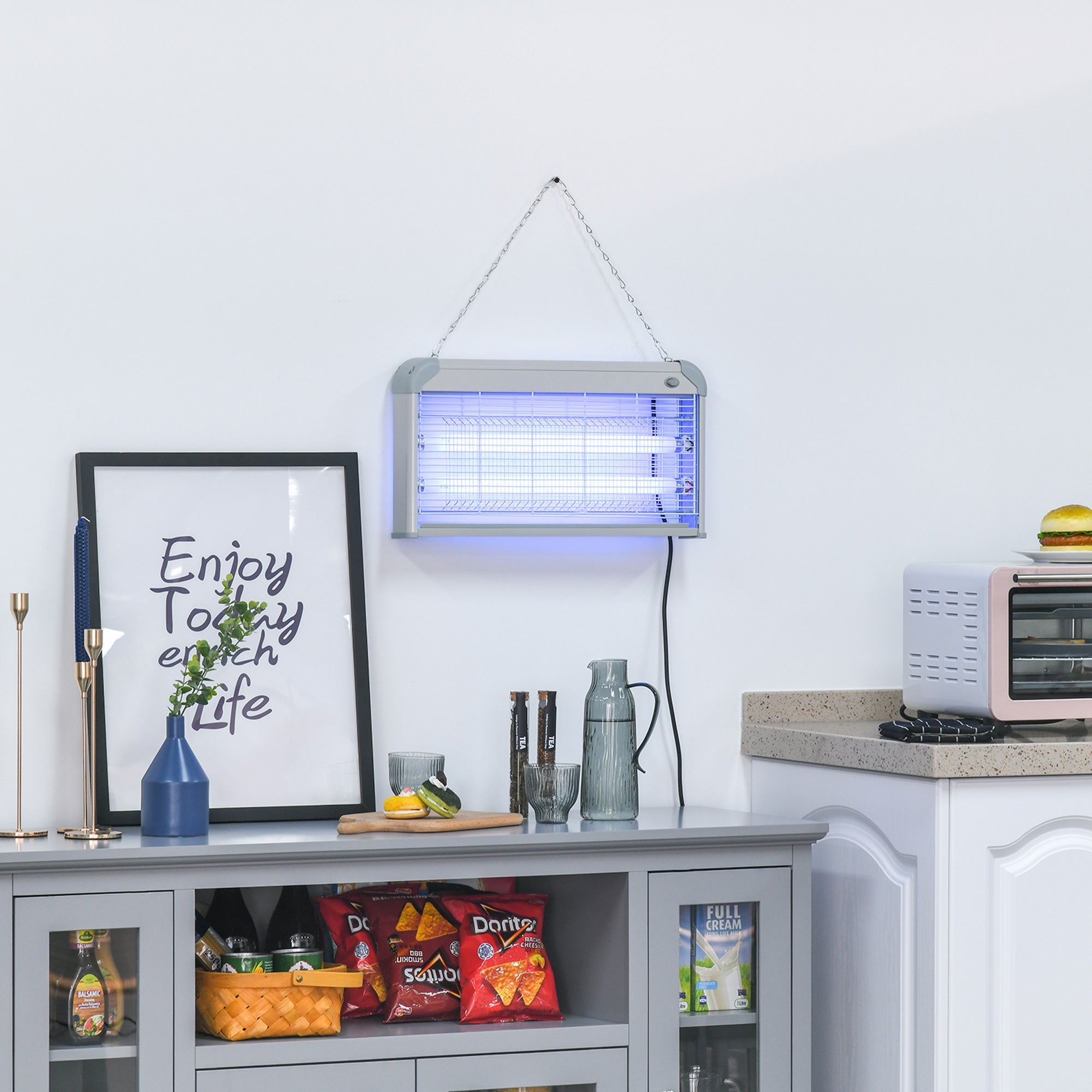 Zanzariera Elettrica 30W 48.5x8.5x26.5 cm