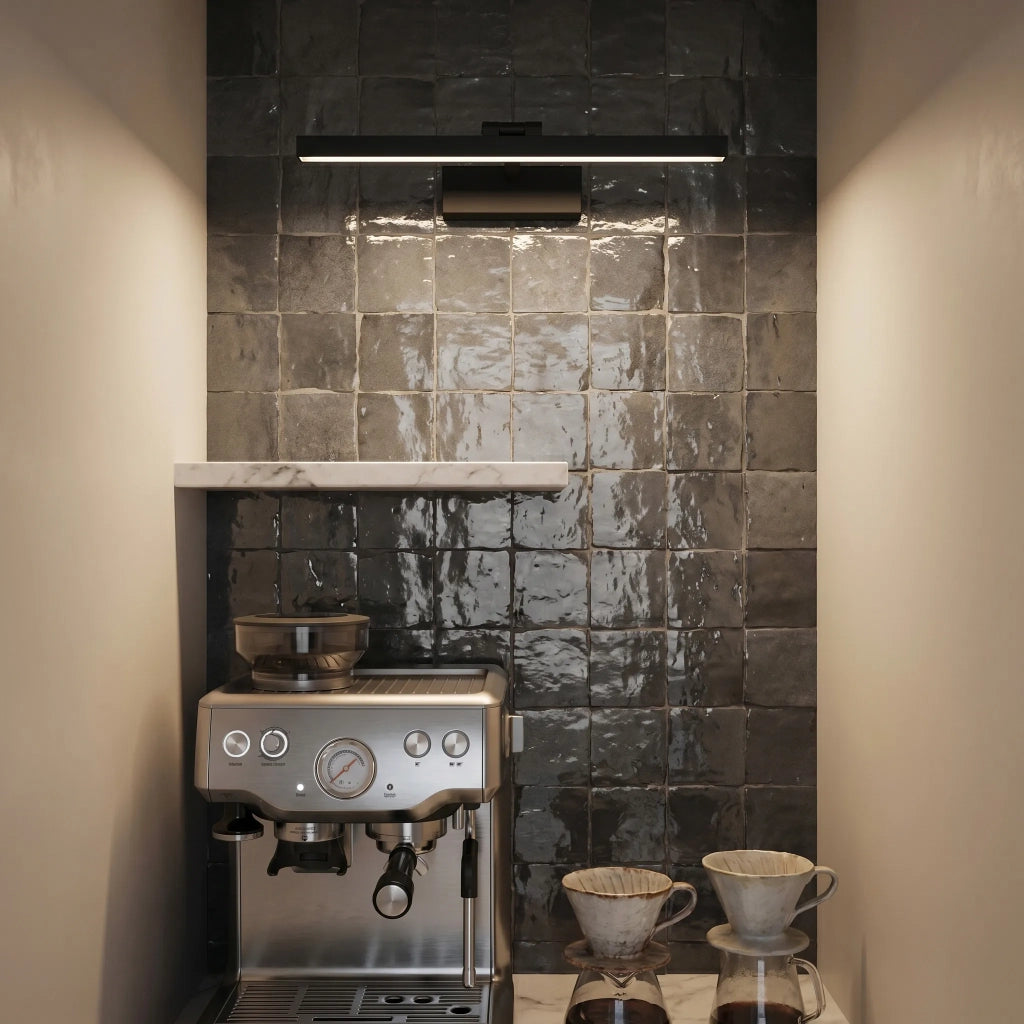 Applique Da Bagno Led APP1866-1W 40 Cm Black
