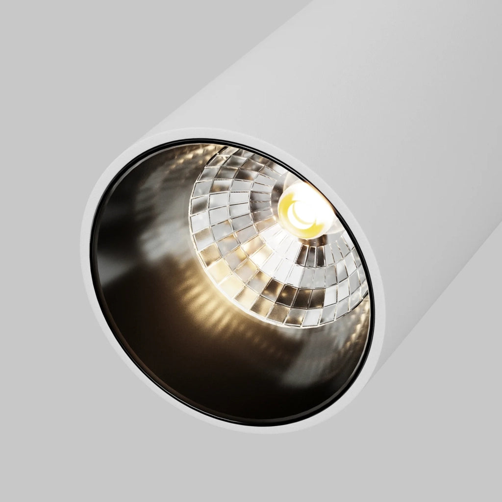 Maytoni lampada da binario Radity Focus LED 1 luce LED integrato bianco metallo