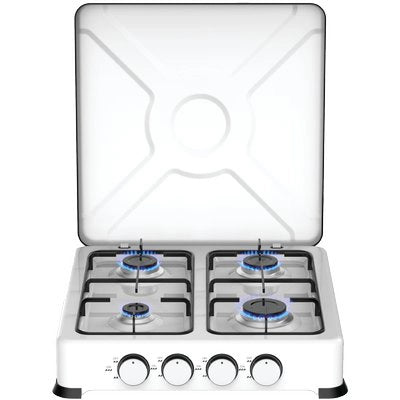 FORNELLO GAS FLAME 4 DOMUS  ACCIAIO VERNICIATO BRUCIATORE 4 KW 6,2