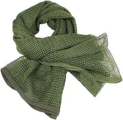 Slitta di Camuffamento a Maglia a Mesh per Caccia - Sport All'aperto Fotografia Sciarpa con Stampato a Doppia Faccia.