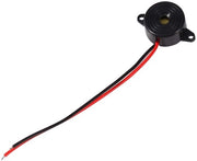 Alarme Acustico Piezoelettrico - Suono Continuo - Lunghezza Cavo 100Mm - Adatto a Diverse Applicazioni - Modello Compatto