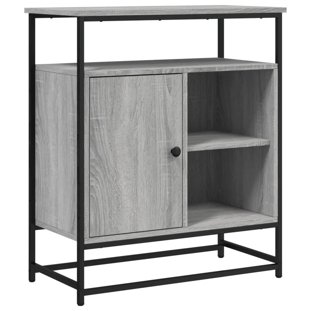Credenza Grigio Sonoma 69x35x80 cm in Legno Multistrato 835547