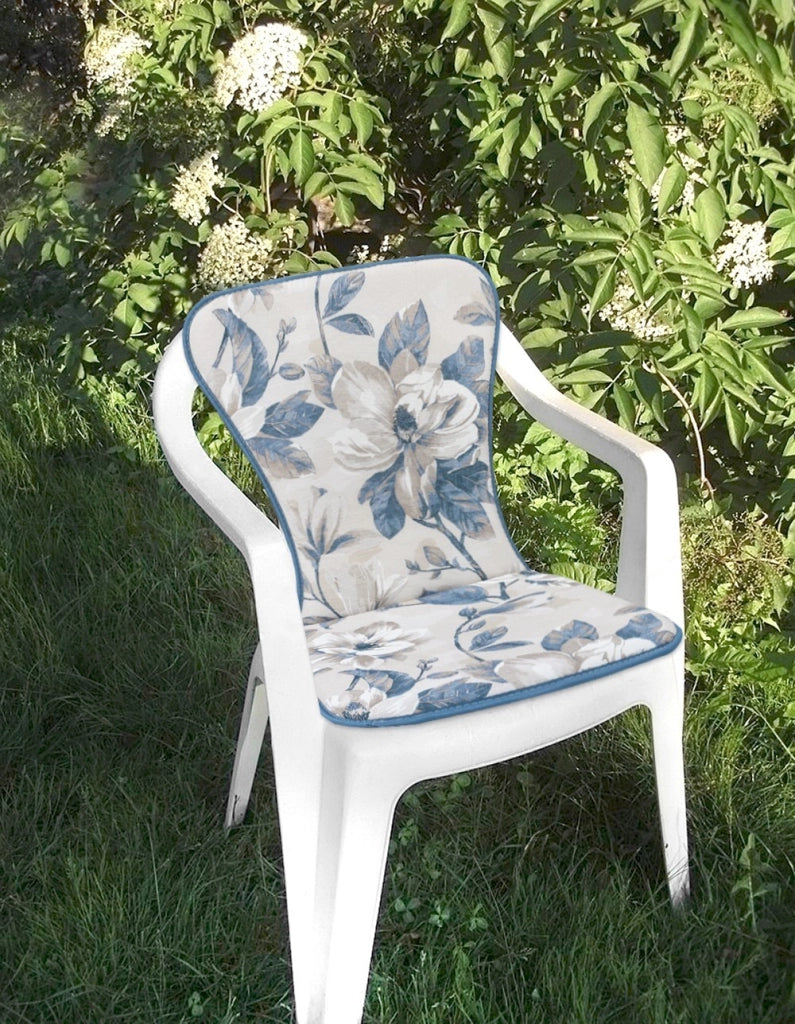 Cuscino Sedia Poltrona Fiori Vintage Giardino Coprisedia Schienale Seduta Pieghevole Morbido