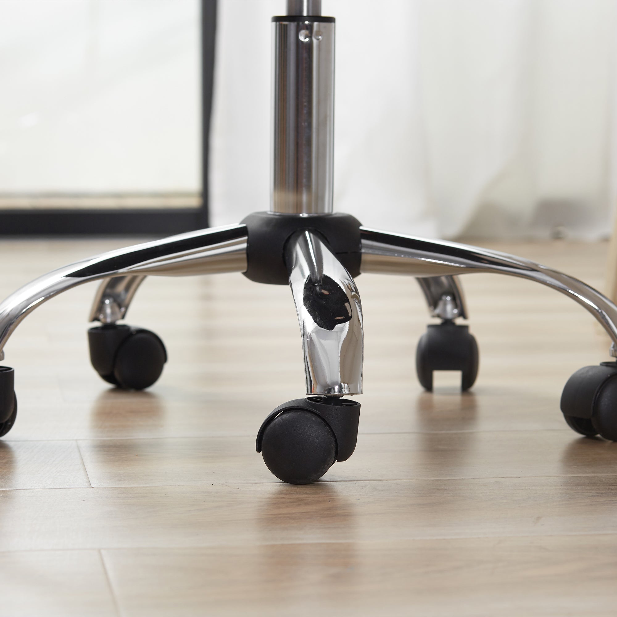 Sedia Poltrona Operativa da Ufficio in Tessuto  Nera