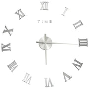 Orologio da Parete 3D Design Moderno Argento 100 cm XXL CFW2055579