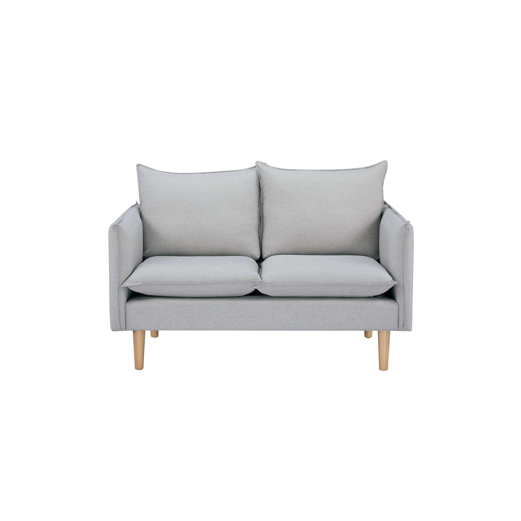 Divano 2 posti stile scandinavo in Tessuto cm 130x84x82 - LEO