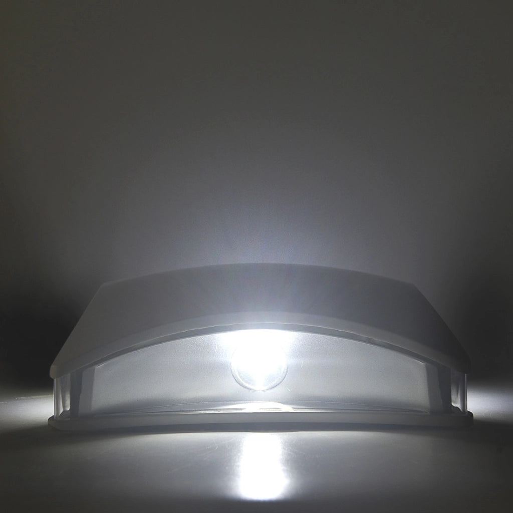 APPLIQUE LED DA ESTERNO IP65 4W BIANCA A LUCE FREDDA 6500K - DESIGN MODERNO QUADRATO STONDATO PERFETTA PER ILLUMINAZIONE INTERNA ED ESTERNA