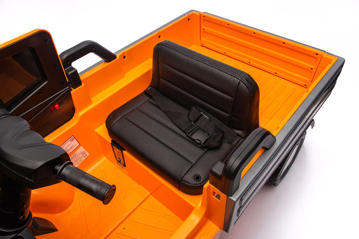 Macchina Elettrica per Bambini Licenza Piaggio Apecar 12V Arancione