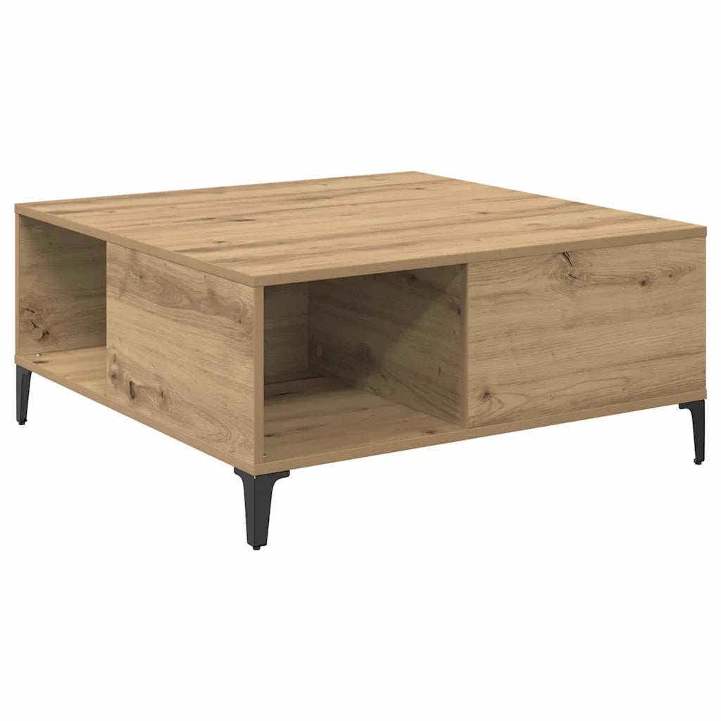 Tavolino da salotto | Tavolino da caff¨¨ | Tavolino da Soggiorno Rovere artigianale 80 x 80 x 36,5 cm